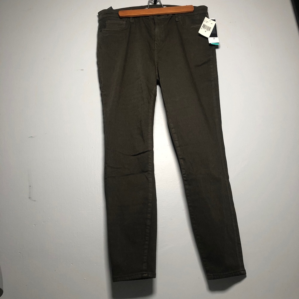 NWT Kut From The Kloth Bhody Skinny Jean Womens 12 Olive Army High Rise SP385MA1
